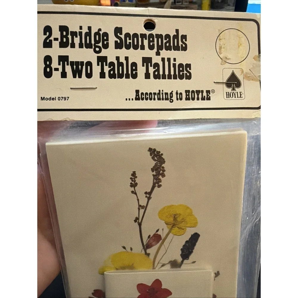 Vintage Hoyle 2 Bridge Scorepads & 8 Two Table Tally Cards 1979 Sealed